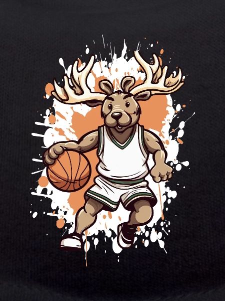 Basketball Deer Comic