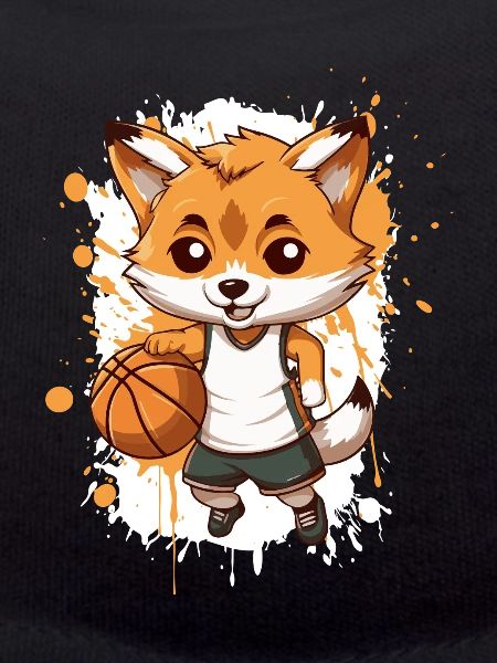 Basketball Fuchs Comic