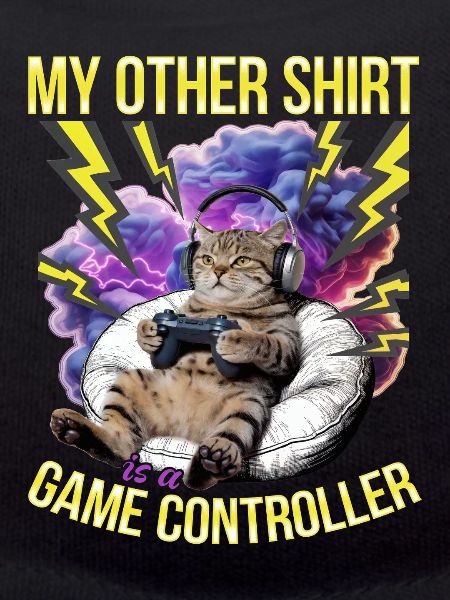 Chat gamer drôle