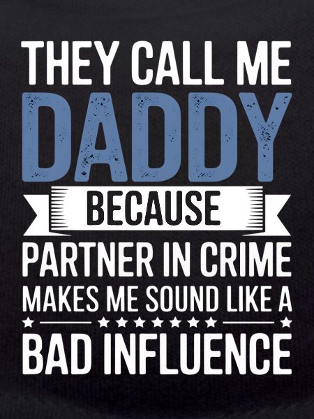 Daddy Partner in Crime Tee