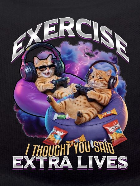 Chat gamer drôle