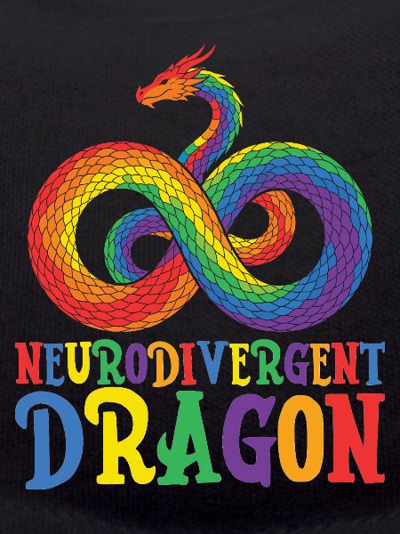 Neurodivergent Dragon Autism Awareness
