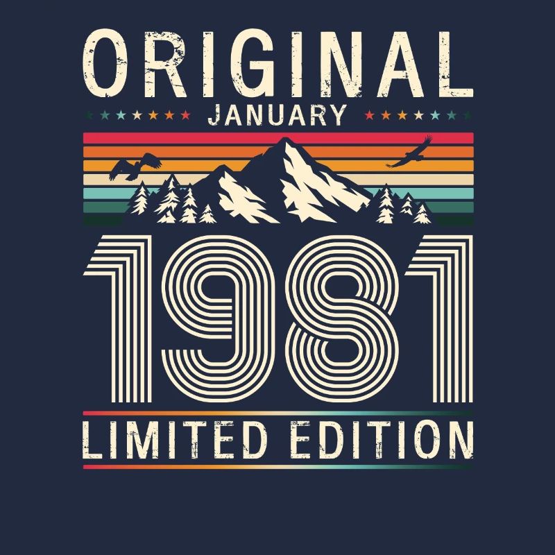45th Birthday Original January 1981