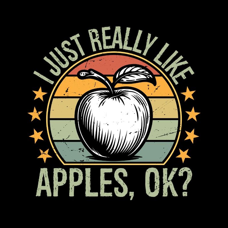J’aime juste vraiment les pommes, d’accord