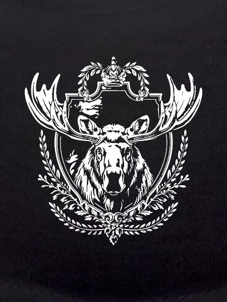 Deer Antler Emblem Wreath