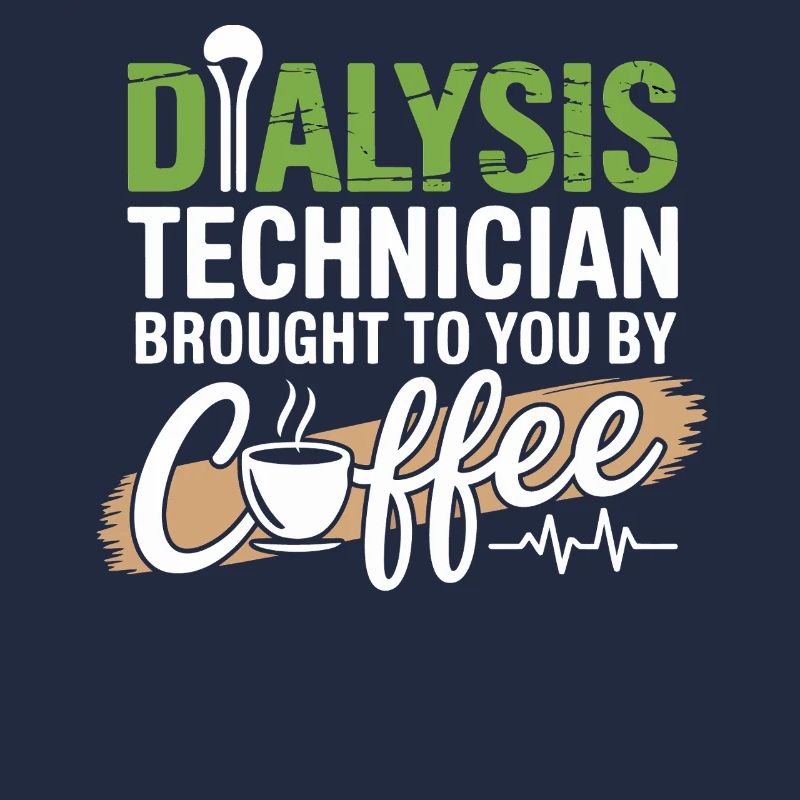 Dialysis Technician Coffee Motif