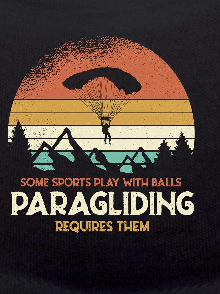 Sunset Paragliding Motif
