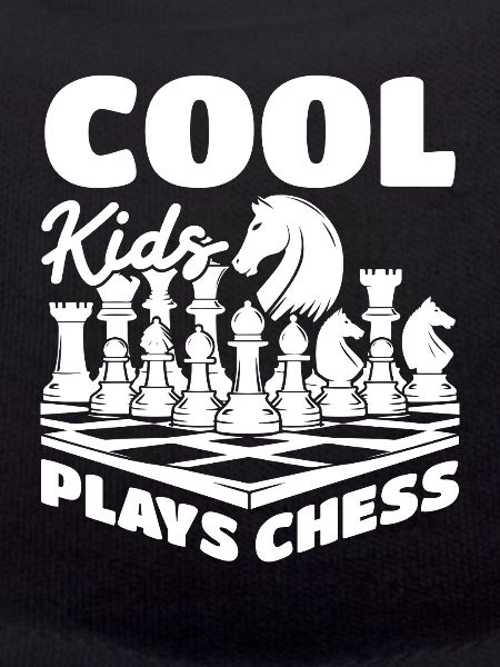 Cool kids playing chess