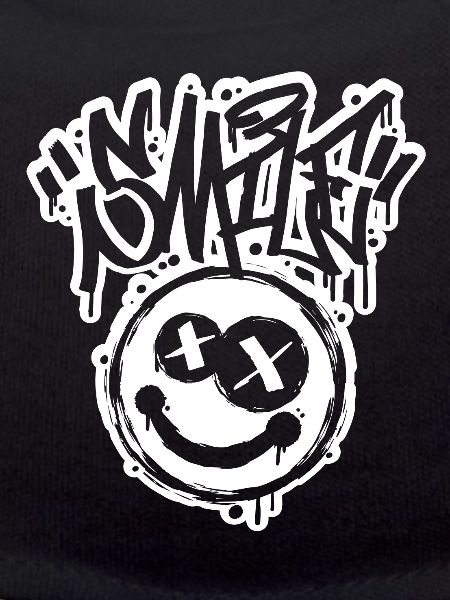 Smile Face Graphitti Letters