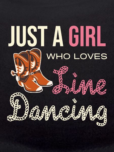 Line Dance Frau mit Cowboy Boots
