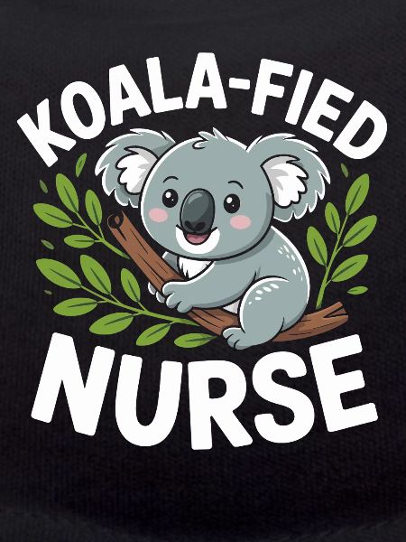 Koala nurse in the tree