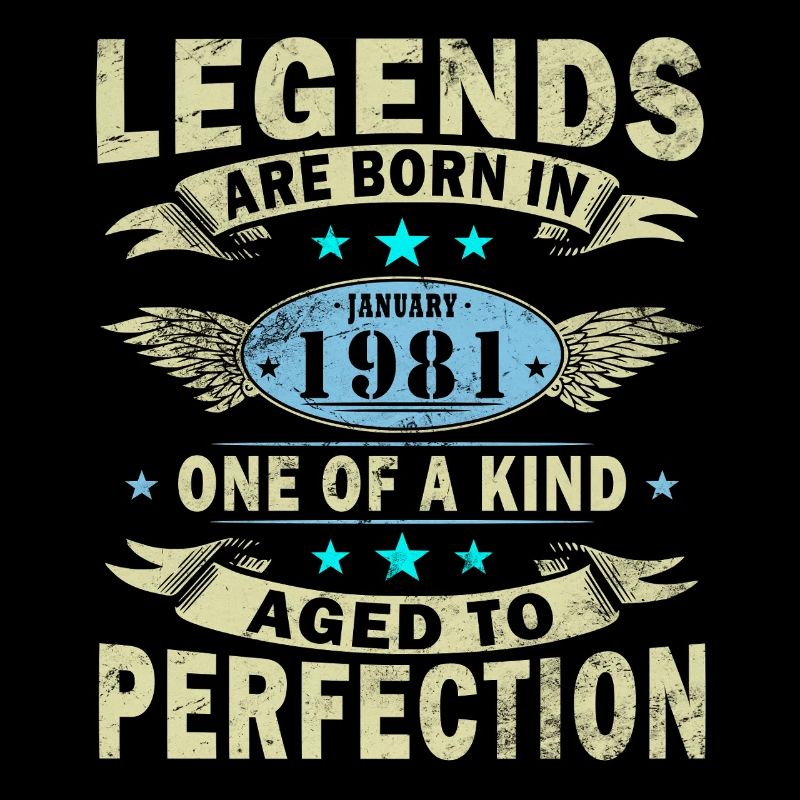 Janvier 1981 anniversaire janvier 1981 Janvier