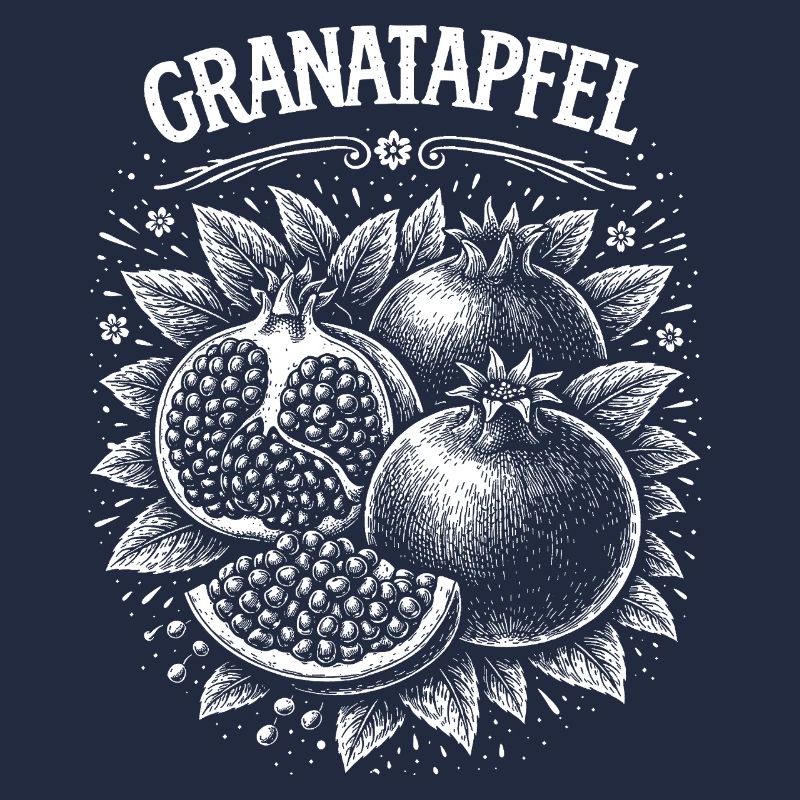 Graphique vintage de grenade
