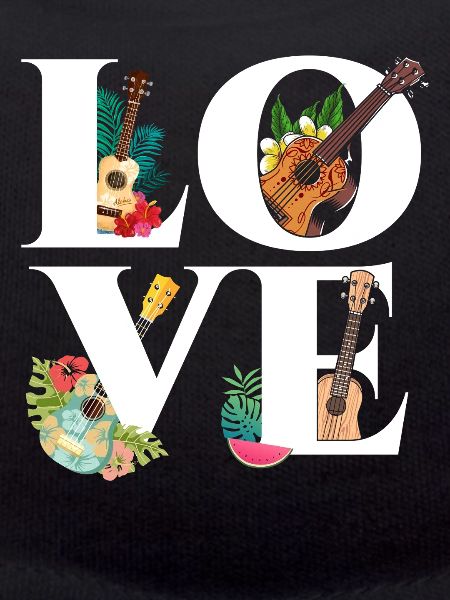 Hawaiian Ukulele Uke Love