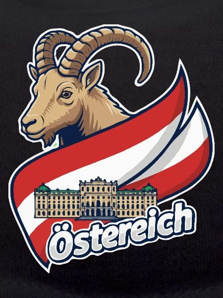 Ibex with Austria flag
