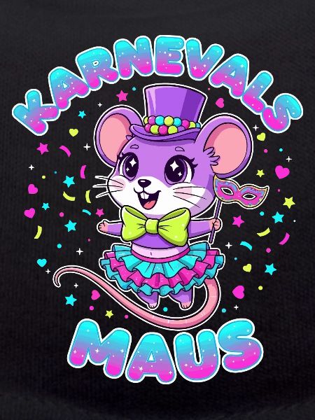 Karnevalsmaus Süß Fasching Kostüm Geschenk Kinder