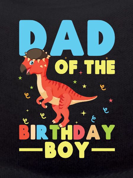  Pachycephalosaurus Dad Birthday Boy
