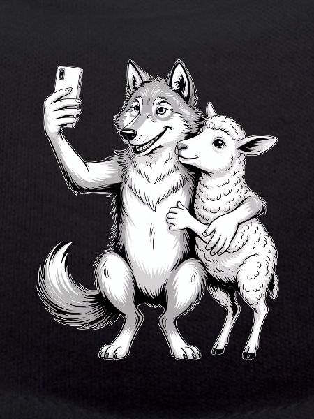 Loup et mouton