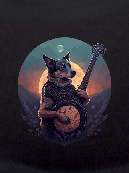 Banjo spielt Hund