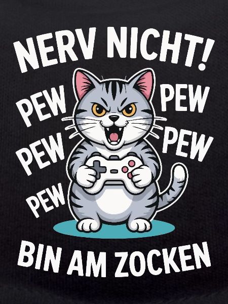 Courage Not I Gaming Cat Design