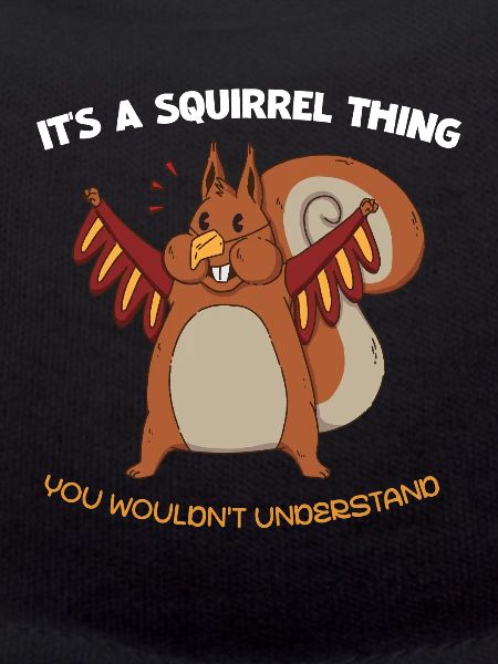 Winged Squirrel Saying