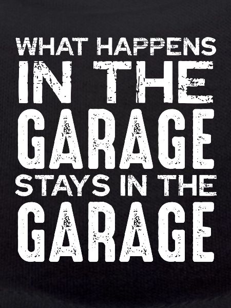 Garage saying what remains