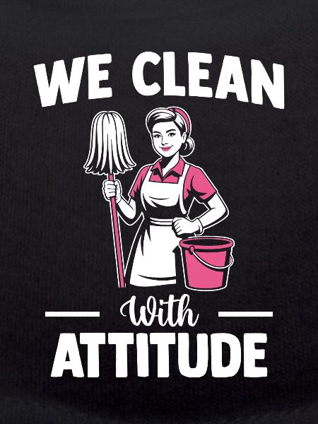 Cleaner Housekeeping Team Motif