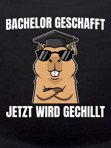 Bachelor geschafft - Capybara Bachelorprüfung