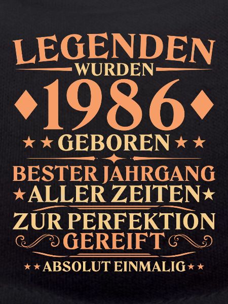 40e anniversaire Unique 1986 Né