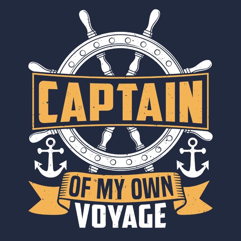 Capitaine de mon propre équipage de voile de navigation