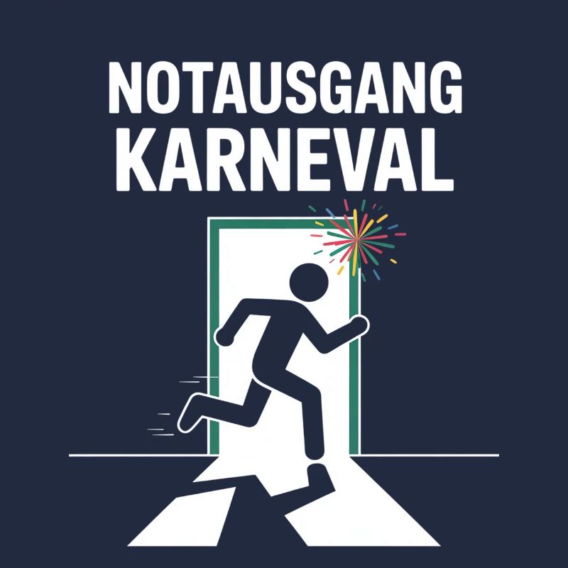 Emergency Exit Carnival Funny Carnival Saying