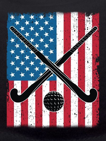 Drapeau USA de hockey sur gazon