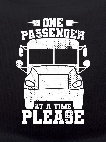 One Passenger at a Time Please