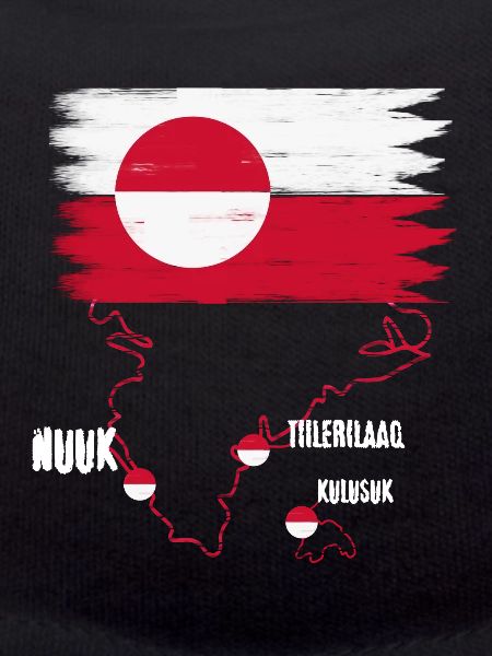 Greenland flag nuuk