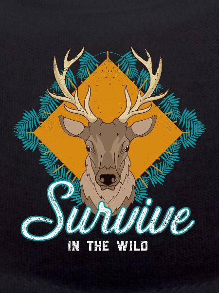 Survive the Wild Deer Emblem