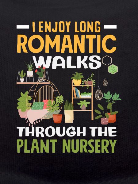 Romantic walks through the nursery