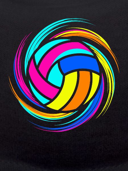 Bunter Volleyball
