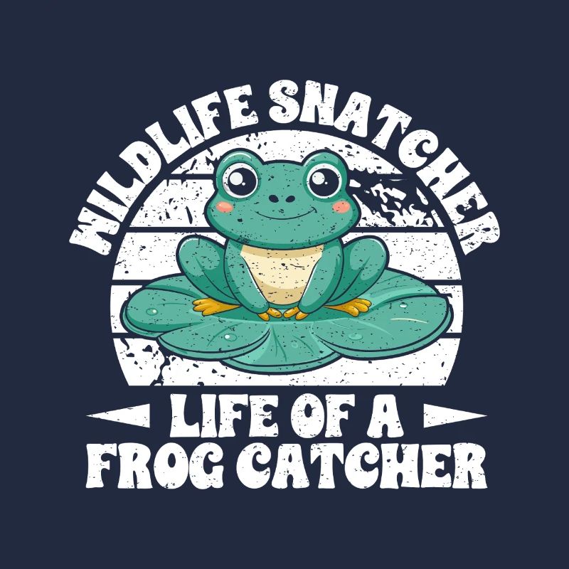 Frog Catcher Mildlife Snatcher Frog