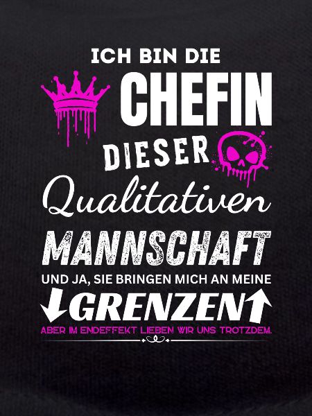 Chefin Qualitativen Mannschaft Chefin Geschenke