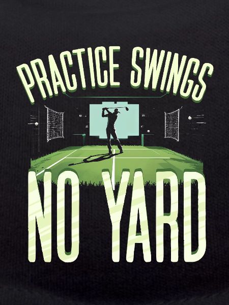 Golfsimulator Practice Swings No Yard