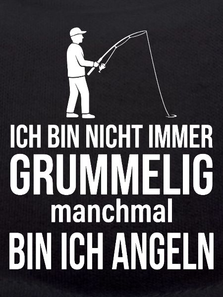 Not always grumpy, sometimes fishing