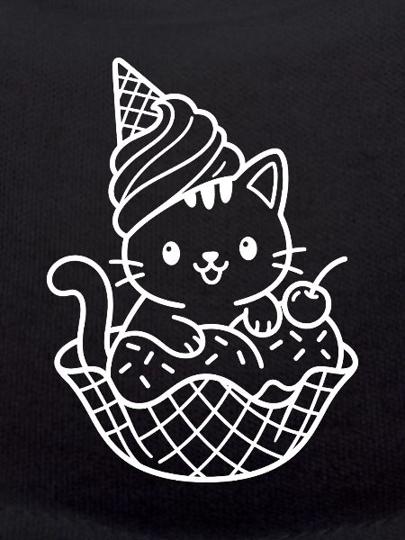 Kawaii Katze Eiscreme