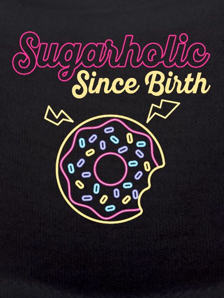 Neon Sugar Donut Since Birth