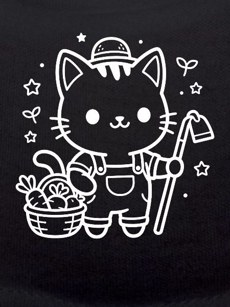 Farmer Kawaii Cat