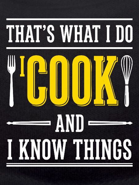 Chef dit Typographie Cuisine