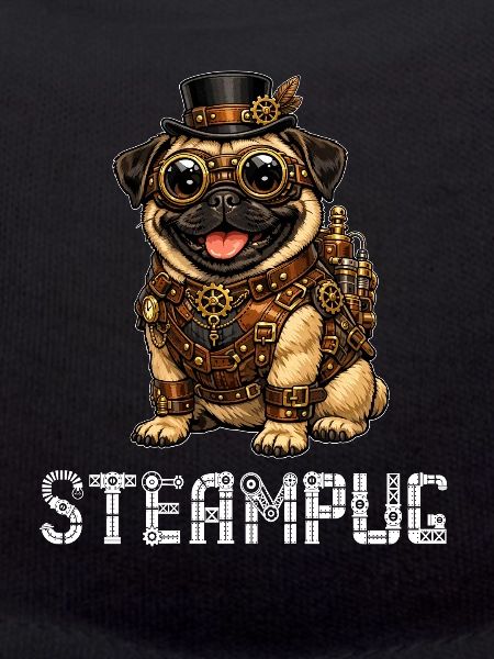 Steampug Steampunk Pug Mops