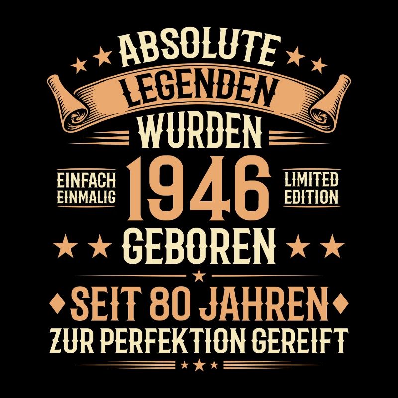 80th Birthday 1946 Legend Vintage Gift