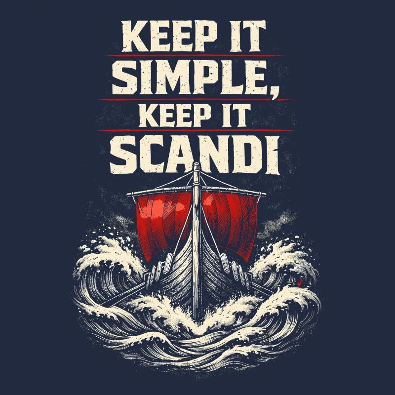 Skandinavisch Wikinger Keep It Scandi