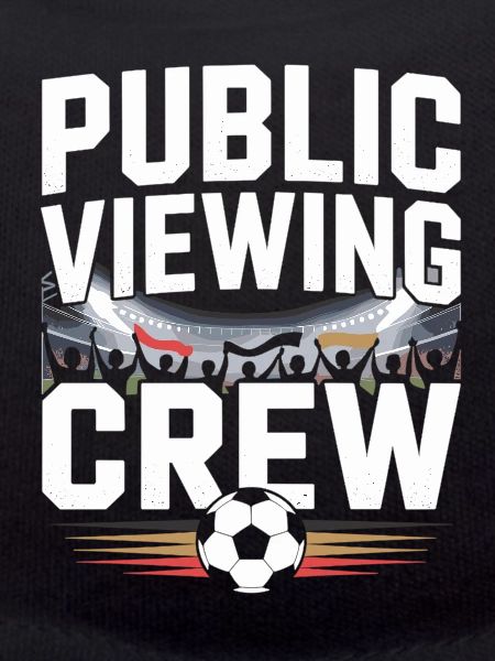 Public Viewing Crew Fußball Fan