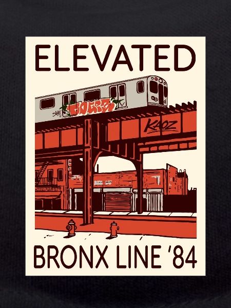 Elevated Bronx Line 84 Graphic